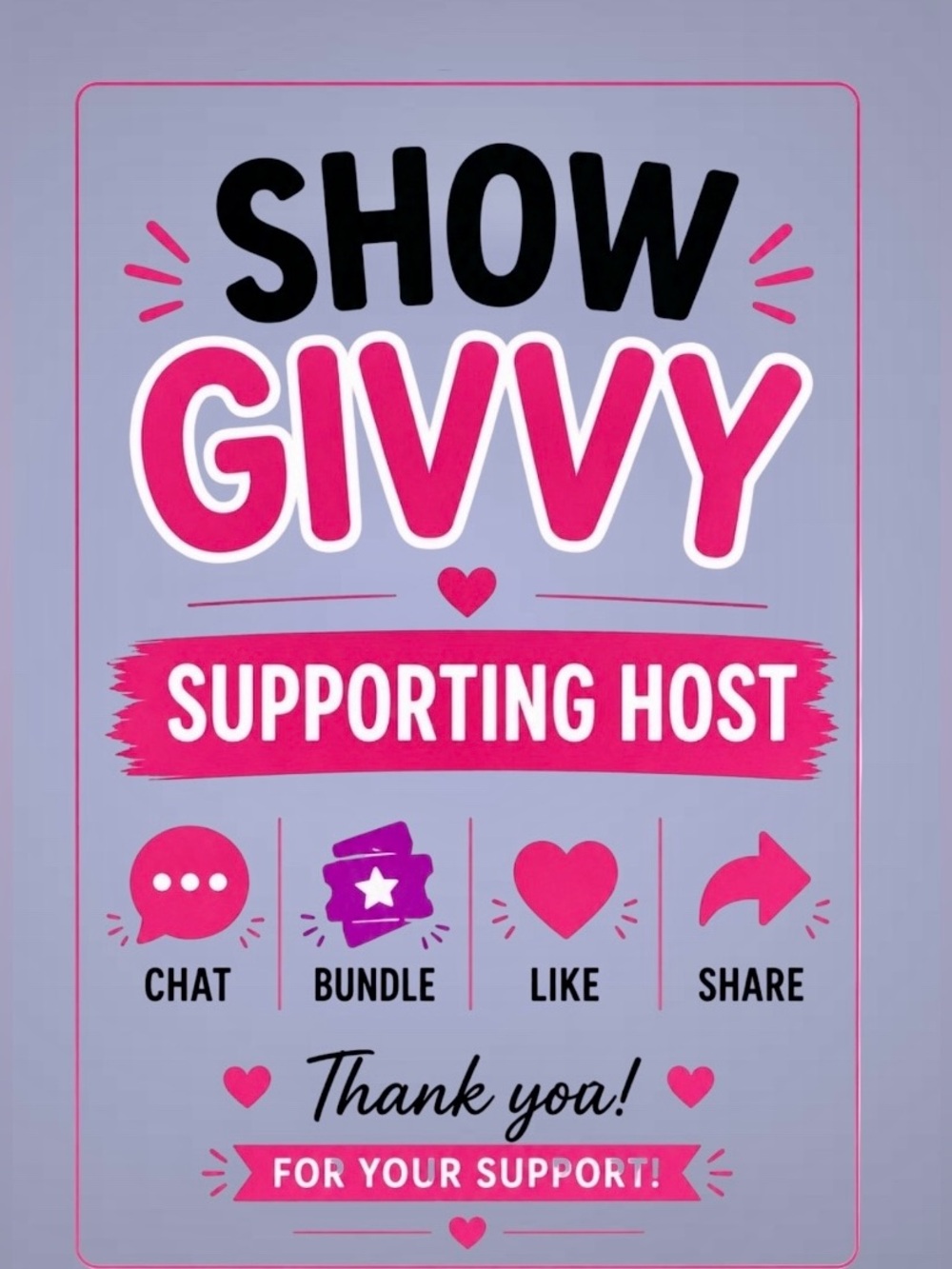 Givvy Host's Choice + Free Shipping